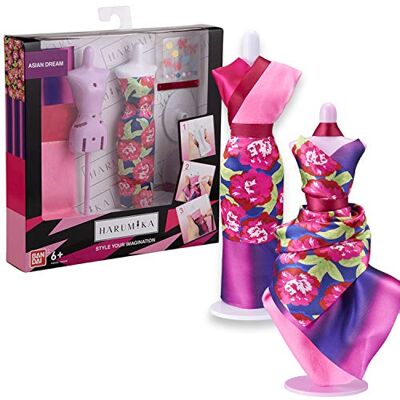 BANDAI Harumika , Stilista-Tema Asian Dream. Kit per attività Creative-per Creare Il Tuo Stile Senza ago e filo-, BANDAI Harumika , Stilista-Tema Asian Dream. Kit per attività Creative-per Creare Il Tuo Stile Senza ago e filo-,