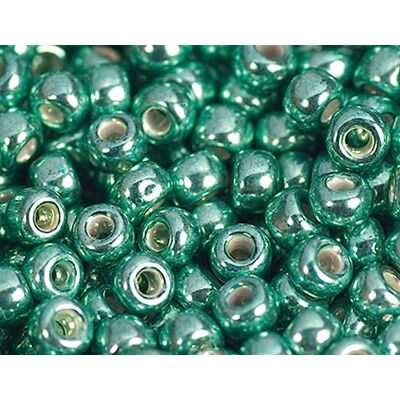 TOHO Perline giapponesi rocciose zincate verde 2,2 mm.11/0 100 gr. TOHO Perline giapponesi rocciose zincate verde 2,2 mm.11/0 100 gr.