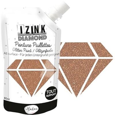 Bernette 80 ml Rame Colore Glitter 3D per Tessuti - Vernice Acrilica Bernette 80 ml Rame Colore Glitter 3D per Tessuti - Vernice Acrilica