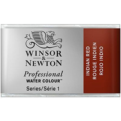 Winsor & Newton Professional Vernici ad acquerello, vivaci e resistenti alla luce, pigmenti per artisti, GODET INTERO, colore: Rosso Indiano Winsor & Newton Professional Vernici ad acquerello, vivaci e resistenti alla luce, pigmenti per artisti, GODET INTERO, colore: Rosso Indiano