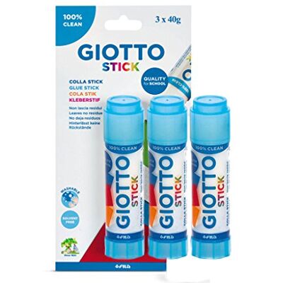 Giotto Stick colla 40g Set di 3 Pezzi Giotto Stick colla 40g Set di 3 Pezzi