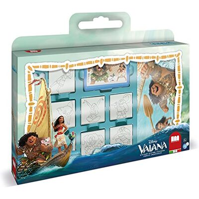 Multiprint Valigetta 7 Timbri per Bambini Disney Oceania, 100% Made in Italy, Set Timbrini Bimbi Personalizzati, in Legno e Gomma Naturale, Inchiostro Lavabile Atossico, Idea Regalo, art.0 Multiprint Valigetta 7 Timbri per Bambini Disney Oceania, 100% Made in Italy, Set Timbrini Bimbi Personalizzati, in Legno e Gomma Naturale, Inchiostro Lavabile Atossico, Idea Regalo, art.0