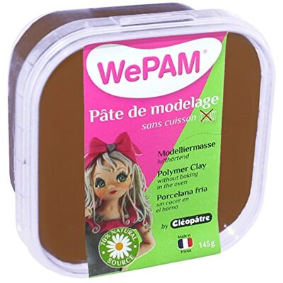 Cléopâtre WePAM Pasta per modellare, indurita all'aria, 145 g, cioccolato Cléopâtre WePAM Pasta per modellare, indurita all'aria, 145 g, cioccolato