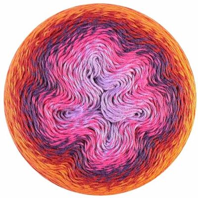 Scheepjes Whirl Garn Print 764 Red Velvet Sunrise - Filo Scheepjes Whirl Garn Print 764 Red Velvet Sunrise - Filo