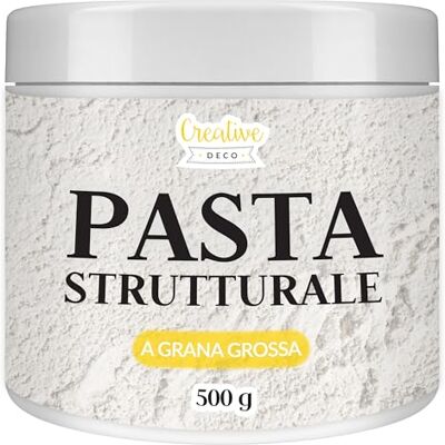 Creative Pasta Strutturale Grossolana 500g Massa Bianca Pasta Modellabile per Progetti Artistici e Pittura Acrilica Facile da Usare per Effetti 3D Struttura Sabbia Creative Pasta Strutturale Grossolana 500g Massa Bianca Pasta Modellabile per Progetti Artistici e Pittura Acrilica Facile da Usare per Effetti 3D Struttura Sabbia