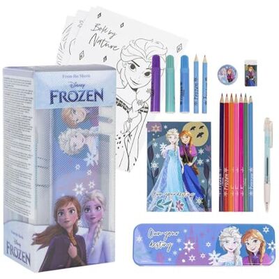 CERDÁ LIFE'S LITTLE MOMENTS Set Cancelleria 24 Pezzi per Colorare di Frozen Include Pennarelli, Matite Colorate, Astuccio e un Quadernino per Disegnare Prodotto Originale Elaborato in Spagna CERDÁ LIFE'S LITTLE MOMENTS Set Cancelleria 24 Pezzi per Colorare di Frozen Include Pennarelli, Matite Colorate, Astuccio e un Quadernino per Disegnare Prodotto Originale Elaborato in Spagna