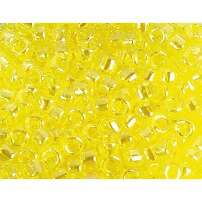 TOHO Perline giapponesi cilindro Treasure brillante giallo 1,8mm.11/0 100gr. TOHO Perline giapponesi cilindro Treasure brillante giallo 1,8mm.11/0 100gr.