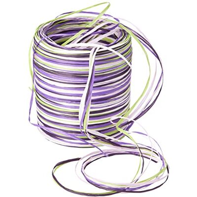 PRÄSENT C.E. Pattberg Raffia Nastro Multicolore Verde-Lilla-Rosa, 50 Metri, Nastro Regalo per incartare Regali, Nastro a 5 Fili per Regali, Accessori per Decorazioni e Artigianato, per Ogni Occasione PRÄSENT C.E. Pattberg Raffia Nastro Multicolore Verde-Lilla-Rosa, 50 Metri, Nastro Regalo per incartare Regali, Nastro a 5 Fili per Regali, Accessori per Decorazioni e Artigianato, per Ogni Occasione