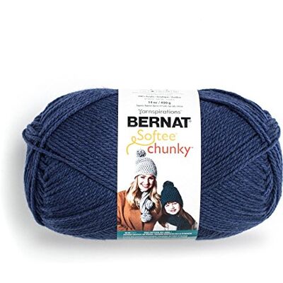 Bernat Yarn Filato, Acrilico, Denim Sbiadito, 1293 Foot (Pack of 1), 394 unità Bernat Yarn Filato, Acrilico, Denim Sbiadito, 1293 Foot (Pack of 1), 394 unità