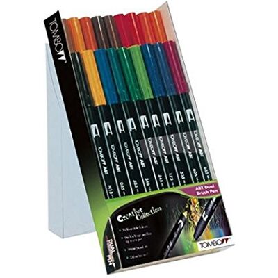 Tombow Fasermaler DUAL BRUSH PEN ABT, 18er-Set, Primärfarben Tombow Fasermaler DUAL BRUSH PEN ABT, 18er-Set, Primärfarben