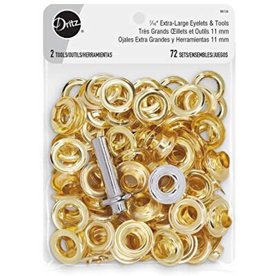 Dritz Occhielli, oro, XL, 7/16 Dritz Occhielli, oro, XL, 7/16
