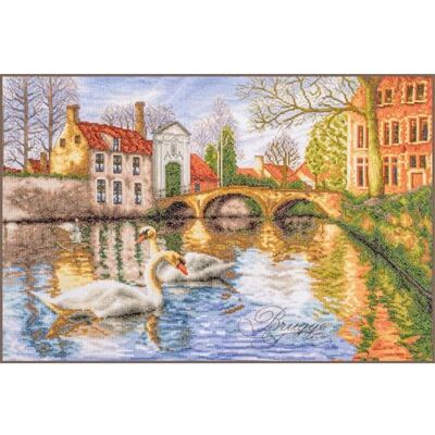 Lanarte Kit Punto Croce Contato I CIGNI DI BRUGES Decorativi Per Pareti ca. 52 x 36 cm Set Fai Da Te Creativo Adulti Ricamo Casa Decor Arte Da Parete Kit Per Hobby Cross Stitch Lanarte Kit Punto Croce Contato I CIGNI DI BRUGES Decorativi Per Pareti ca. 52 x 36 cm Set Fai Da Te Creativo Adulti Ricamo Casa Decor Arte Da Parete Kit Per Hobby Cross Stitch