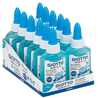 Giotto COLLA BLUE GLUE FLACONE 40 GR. 12 PZ. Giotto COLLA BLUE GLUE FLACONE 40 GR. 12 PZ.