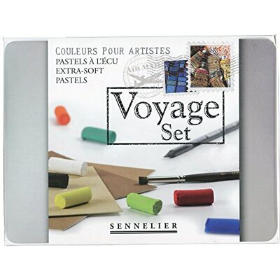 Sennelier Voyage Metal Box Set 10 Mezza Pastelli Morbidi Sennelier Voyage Metal Box Set 10 Mezza Pastelli Morbidi