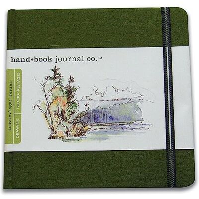 ART Materials Libro da Disegno, Cadmium Green, Quadrato ART Materials Libro da Disegno, Cadmium Green, Quadrato