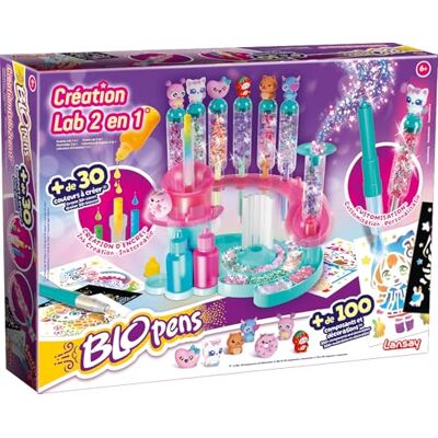 Lansay BLOPENS Creation Lab 2 in 1 Laboratorio creativo dai 6 anni per creare i propri colori, personalizzare i pennarelli e disegnare con effetto aerografo Attività DIY bambino Lansay BLOPENS Creation Lab 2 in 1 Laboratorio creativo dai 6 anni per creare i propri colori, personalizzare i pennarelli e disegnare con effetto aerografo Attività DIY bambino