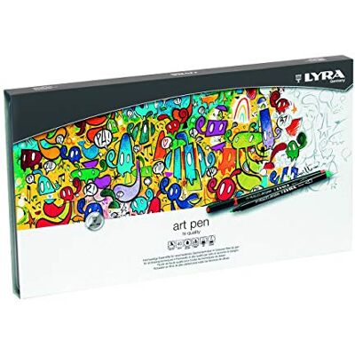 LYRA L6751400 Scatola Metallo 40 Pennarelli Art Pen LYRA L6751400 Scatola Metallo 40 Pennarelli Art Pen