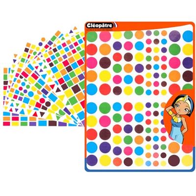 Cléopâtre Adesivi Geometrici Multicolore Confezione da 40 fogli (4170 stickers) Cléopâtre Adesivi Geometrici Multicolore Confezione da 40 fogli (4170 stickers)