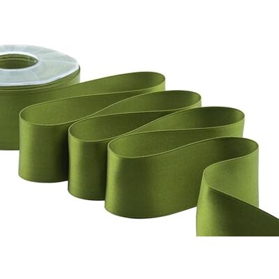 Furlanis Nastro Doppio Raso, Tessuto Italiano Verde Muschio, 48 mm x 25 m Furlanis Nastro Doppio Raso, Tessuto Italiano Verde Muschio, 48 mm x 25 m