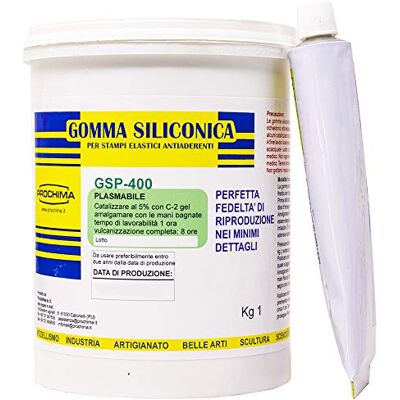 PROCHIMA Gomma Siliconiche Gsp-400 con Cat, 1 kg PROCHIMA Gomma Siliconiche Gsp-400 con Cat, 1 kg