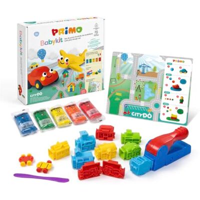 PRIMO Babykit Pasta da Modellare in Set da 5 Panetti di Pasta Modellabile Easydò Made in Italy, Giochi Bambini 3 Anni per Stimolare la Creatività Kit Cartoleria e Lavoretti Creativi per Bambini PRIMO Babykit Pasta da Modellare in Set da 5 Panetti di Pasta Modellabile Easydò Made in Italy, Giochi Bambini 3 Anni per Stimolare la Creatività Kit Cartoleria e Lavoretti Creativi per Bambini