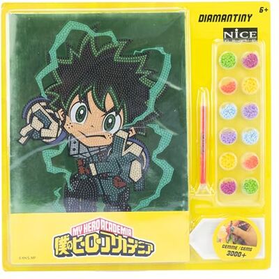 DIAMANTINY My Hero Academy Action Kit crea il Mosaico, Attività Crystal Art, Diamond Painting, 1 Quadro A4, Midoriya DIAMANTINY My Hero Academy Action Kit crea il Mosaico, Attività Crystal Art, Diamond Painting, 1 Quadro A4, Midoriya