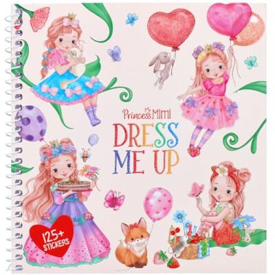 Depesche Princess Mimi Dress Me Up, Libro di Adesivi con 24 Pagine con Motivi Principesse da Personalizzare, Include 10 Fogli di Adesivi Depesche Princess Mimi Dress Me Up, Libro di Adesivi con 24 Pagine con Motivi Principesse da Personalizzare, Include 10 Fogli di Adesivi