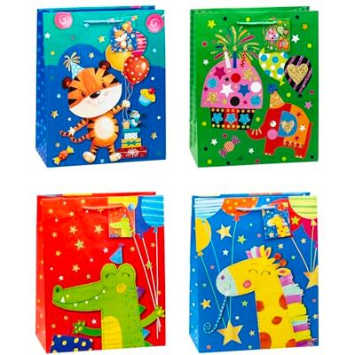 TSI Confezione da 12 sacchetti regalo, misura grande, 32 x 26 x 13,5 cm (A x L x P) TSI Confezione da 12 sacchetti regalo, misura grande, 32 x 26 x 13,5 cm (A x L x P)