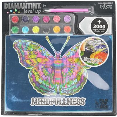 DIAMANTINY Level Up Nice Group Creative Art, Diamond Painting Kit crea il mosaico, POP, Farfalla DIAMANTINY Level Up Nice Group Creative Art, Diamond Painting Kit crea il mosaico, POP, Farfalla
