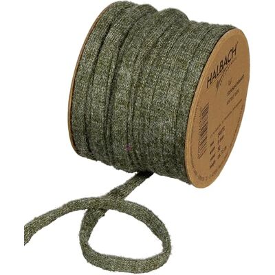Halbach Fasce di seta premium in lana (vegan), larghezza: 8 mm, lunghezza: 15 m, filo flessibile riempito con filo, per progetti fai da te e targhette, colore: verde muschio Halbach Fasce di seta premium in lana (vegan), larghezza: 8 mm, lunghezza: 15 m, filo flessibile riempito con filo, per progetti fai da te e targhette, colore: verde muschio