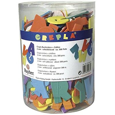 Rayher Gommapiuma Lettere E Cifre, Assortiti, Adesivo, Misto, Scatolina 300Pz, Rayher Gommapiuma Lettere E Cifre, Assortiti, Adesivo, Misto, Scatolina 300Pz,