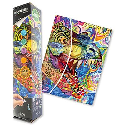 DIAMANTINY Artist Medium 30x40 Attività Crystal Art, Diamond Painting Kit, Dino DIAMANTINY Artist Medium 30x40 Attività Crystal Art, Diamond Painting Kit, Dino