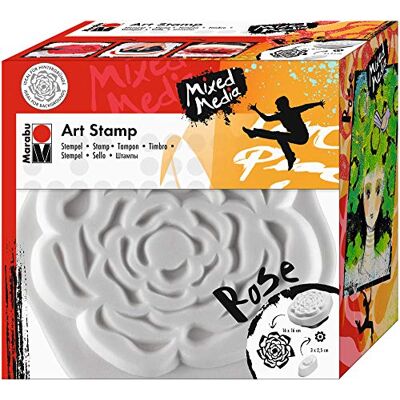 Marabu Type Stamp Rose, 16 x 16 cm Marabu Type Stamp Rose, 16 x 16 cm