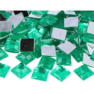 Innspiro - Z2151605 - Verde - 16x16 mm - Pietre decorative acriliche Innspiro - Z2151605 - Verde - 16x16 mm - Pietre decorative acriliche