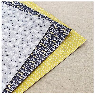 Dailylike Set 3 fogli adesivi cotone bianco notte 21 x 30 cm. Dailylike Set 3 fogli adesivi cotone bianco notte 21 x 30 cm.