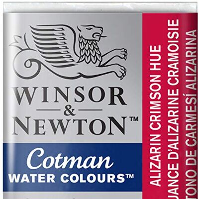 Winsor & Newton 301696 Cotman Colori Acquerello, Viridian, Bianco (Alizarinkarmesin), 1.9x1.6x1.1 cm Winsor & Newton 301696 Cotman Colori Acquerello, Viridian, Bianco (Alizarinkarmesin), 1.9x1.6x1.1 cm