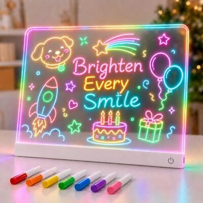 Arvella Lavagna da Disegno a LED per Bambini,Regalo Natale Ragazzi Ragazze 4-12 Anni Ricaricabile Lavagna Luminosa per Disegnare con 12 Modalità,Regalo Creativo Bambino 4 5 6 7 8 9 10 11 12 Anni,30x20CM Arvella Lavagna da Disegno a LED per Bambini,Regalo Natale Ragazzi Ragazze 4-12 Anni Ricaricabile Lavagna Luminosa per Disegnare con 12 Modalità,Regalo Creativo Bambino 4 5 6 7 8 9 10 11 12 Anni,30x20CM