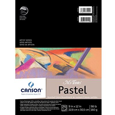 Canson Mi-Teintes Pastello, Colori Assortiti 22,5 x 12,5 cm Pieghevole sopra Canson Mi-Teintes Pastello, Colori Assortiti 22,5 x 12,5 cm Pieghevole sopra