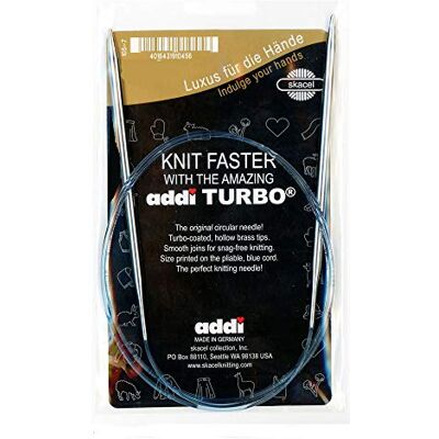 Addi Turbo ferri da maglia circolari 102cm 10,0/80cm Addi Turbo ferri da maglia circolari 102cm 10,0/80cm