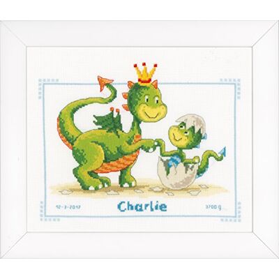Vervaco Kit Punto Croce Contato Draghi Annuncio Nascita Punto Croce ca. 27 x 21 cm Regalo Personalizzato Set Fai da Te attività Creative Adulti Benvenuto Bambino Cross Stitch Vervaco Kit Punto Croce Contato Draghi Annuncio Nascita Punto Croce ca. 27 x 21 cm Regalo Personalizzato Set Fai da Te attività Creative Adulti Benvenuto Bambino Cross Stitch