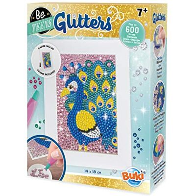 Buki France - Be Teens Glitters-Pavone, Colore, Buki France - Be Teens Glitters-Pavone, Colore,