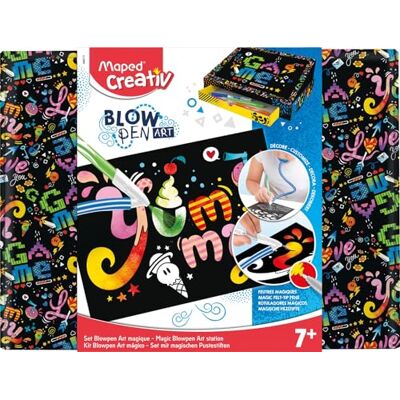 Maped CREATIV 846717 Kit Aerografo Creativo Arte Magica con 5 Penne Che Cambiano Colore Maped CREATIV 846717 Kit Aerografo Creativo Arte Magica con 5 Penne Che Cambiano Colore