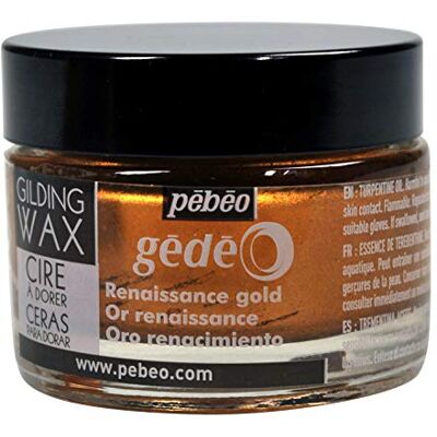 PEBEO Gedeo Cera per doratura GÉDÉO 30 ml, Renaissance Gold, 5.50 x 5.50 x 4.50 cm PEBEO Gedeo Cera per doratura GÉDÉO 30 ml, Renaissance Gold, 5.50 x 5.50 x 4.50 cm