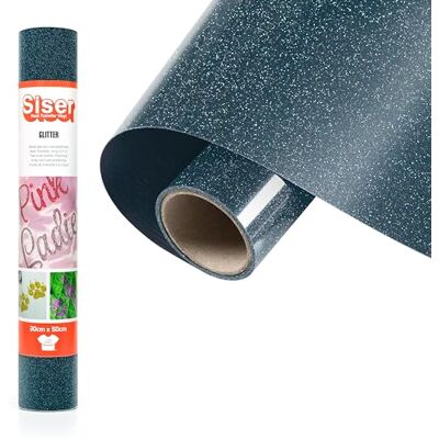 SISER ® Glitter Lagoon, 30cm x 0,5mt, Vinile Termotrasferibile Termoadesivo Glitterato per la Personalizzazione dei Tessuti, Abbigliamento e Accessori, Hobby Creativi, Facile da Tagliare SISER ® Glitter Lagoon, 30cm x 0,5mt, Vinile Termotrasferibile Termoadesivo Glitterato per la Personalizzazione dei Tessuti, Abbigliamento e Accessori, Hobby Creativi, Facile da Tagliare
