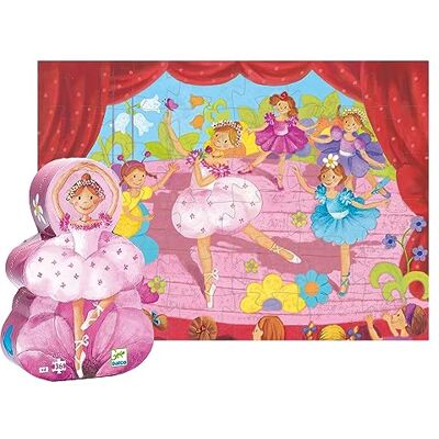 Djeco DJ07227 La Ballerina col Fiore, 36 Pezzi Djeco DJ07227 La Ballerina col Fiore, 36 Pezzi