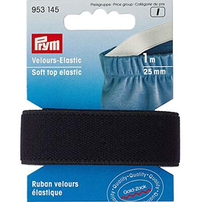 Prym morbido top nero (25 mm, 1 m) nastro elastico 1 Pezzi Prym morbido top nero (25 mm, 1 m) nastro elastico 1 Pezzi