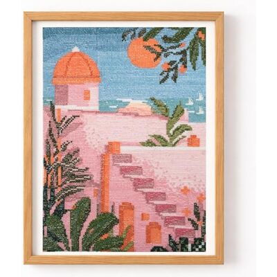 Trimits Kit grande per punto croce contato Motivo natalizio su tela Aida 11 count (25,4 x 34,2 cm) con filo, ago, schema a colori e istruzioni Per perfezionare le tecniche di punto croce. Trimits Kit grande per punto croce contato Motivo natalizio su tela Aida 11 count (25,4 x 34,2 cm) con filo, ago, schema a colori e istruzioni Per perfezionare le tecniche di punto croce.