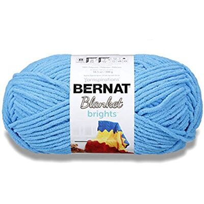 Bernat Big Spinrite-Ball-Gomitolo di lana, colore: blu, Busy, altri, multicolore Bernat Big Spinrite-Ball-Gomitolo di lana, colore: blu, Busy, altri, multicolore
