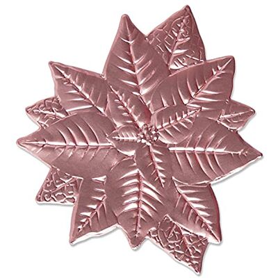 Sizzix 3-D Impresslits Cartella per goffratura, colore Poinsettia di Kath Breen, Sizzix 3-D Impresslits Cartella per goffratura, colore Poinsettia di Kath Breen,