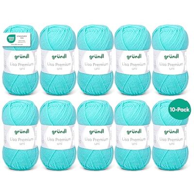 Gründl Vlna 760 - Fil acrilico - 10 pz - Bordeaux - 3-4 mm Gründl Vlna 760 - Fil acrilico - 10 pz - Bordeaux - 3-4 mm